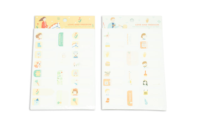 Cartoon Post-it Set Post-it One Dollar Only