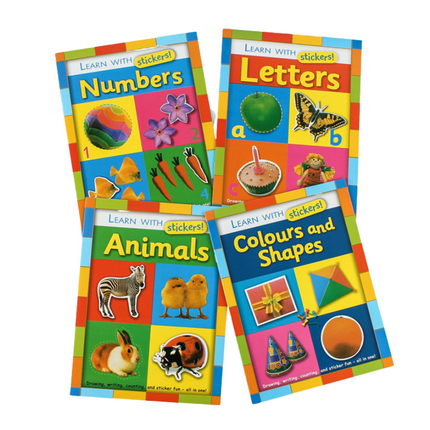 Learn with Stickers Book Art Craft & D.I.Y One Dollar Only