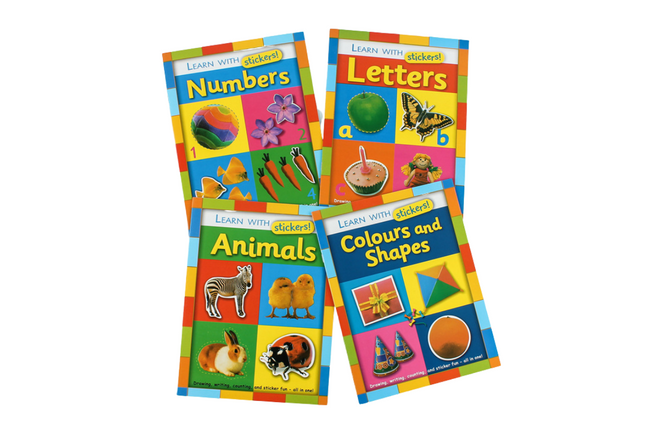 Learn with Stickers Book Art Craft & D.I.Y One Dollar Only
