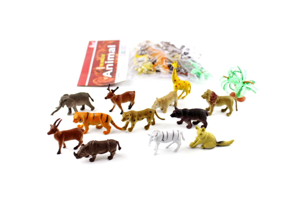 Safari Animals Mini Figures Games and Toys One Dollar Only