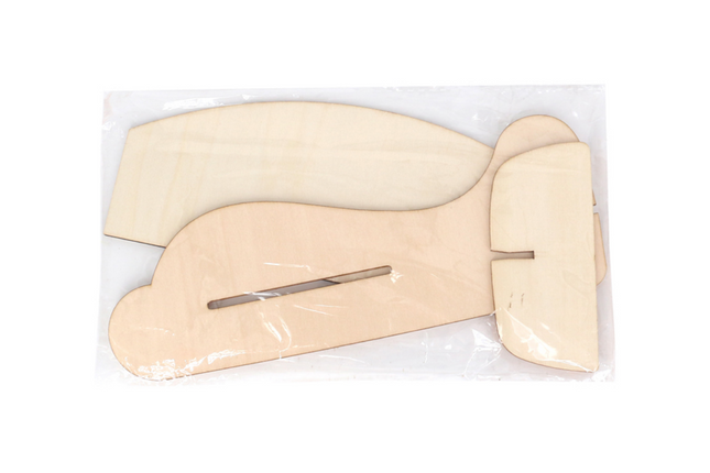 DIY Painting Wooden Plane Art Craft & D.I.Y One Dollar Only
