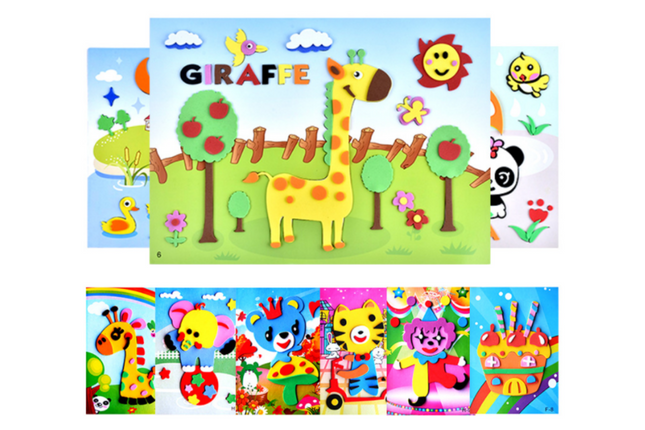 DIY Foam Art Games and Toys One Dollar Only