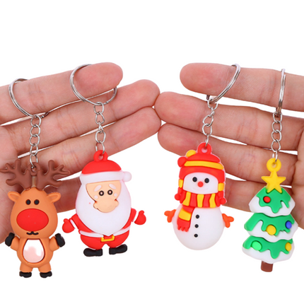 Square Christmas Key Rings Christmas Design Key Ring – One Dollar Only