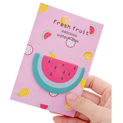 Fresh Fruit Theme Memo Pad Post-it One Dollar Only