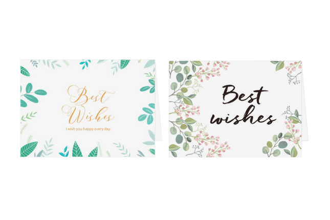 Best Wishes Greeting Card Everyday Stationery One Dollar Only