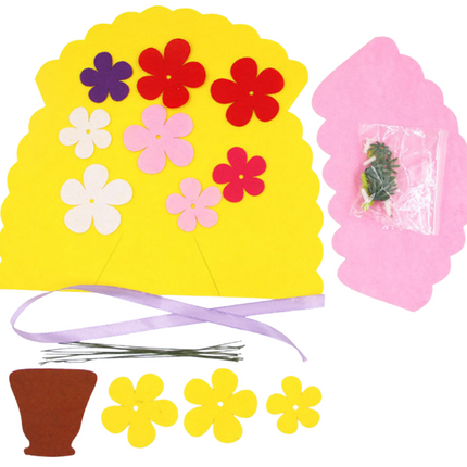 Non-Woven Flower Bouquet Art Craft & D.I.Y One Dollar Only