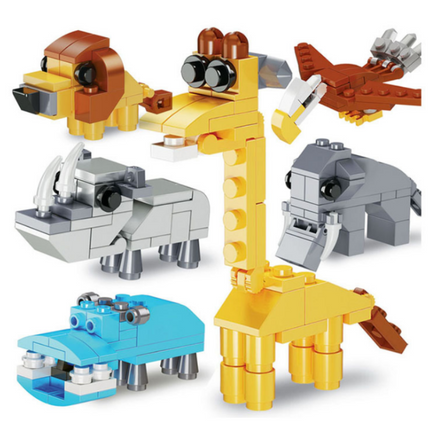 Animal Themed Building Blocks Toy Games and Toys One Dollar Only