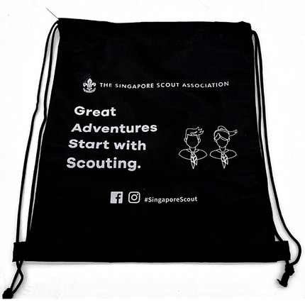 Drawstring Nylon Sports Bag (CCA Bag) Bags One Dollar Only