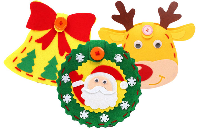 Christmas Theme DIY Bag Art Craft & D.I.Y One Dollar Only