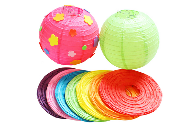 Plain Paper Lantern Art Craft & D.I.Y One Dollar Only