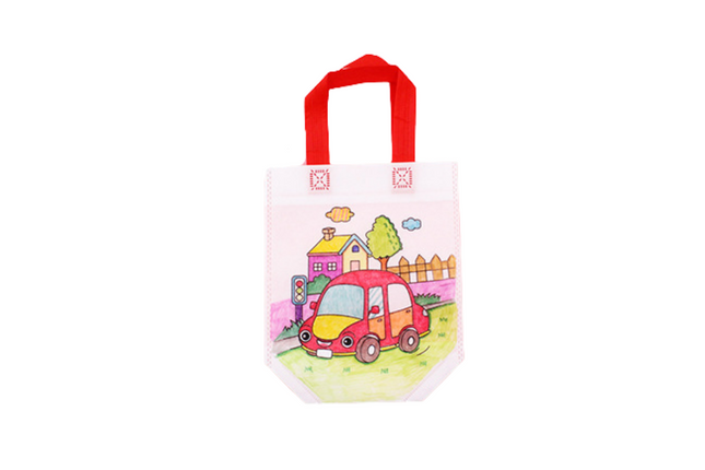 DIY Painting Non-Woven Bag Art Craft & D.I.Y One Dollar Only