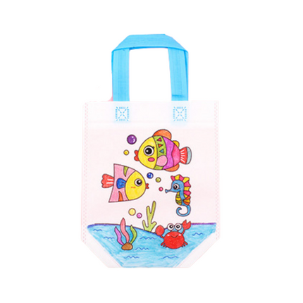 DIY Painting Non-Woven Bag Art Craft & D.I.Y One Dollar Only