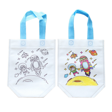 DIY Painting Non-Woven Bag Art Craft & D.I.Y One Dollar Only
