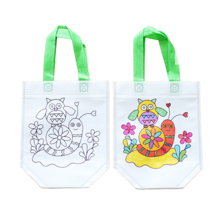DIY Painting Non-Woven Bag Art Craft & D.I.Y One Dollar Only