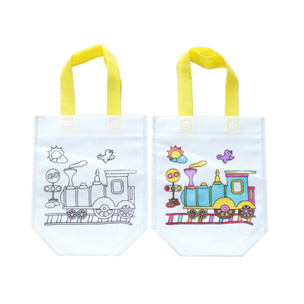 DIY Painting Non-Woven Bag Art Craft & D.I.Y One Dollar Only