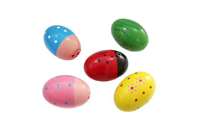Egg-Shaped Musical Shaker Games and Toys One Dollar Only