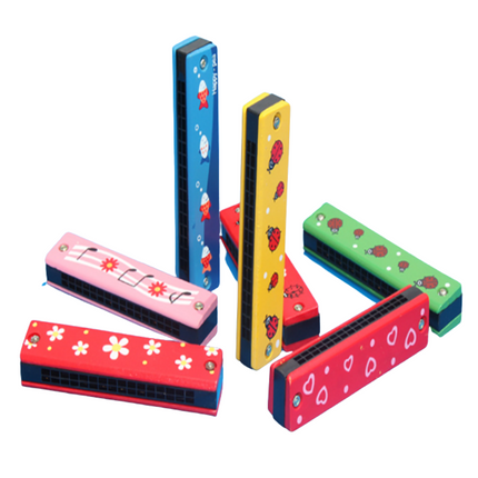 Wooden Harmonica Instrument Games and Toys One Dollar Only
