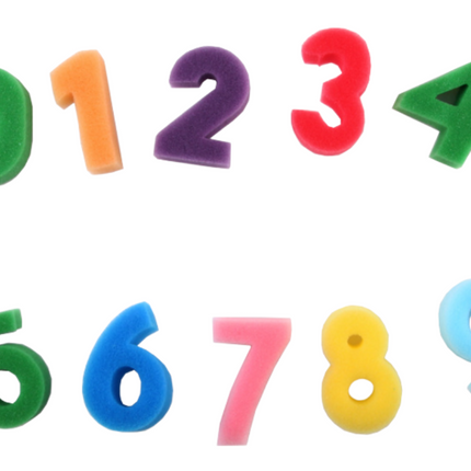 Number Design Painting Sponge Stamp Art Craft & D.I.Y One Dollar Only