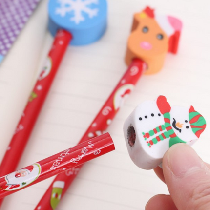 Christmas Theme Pencil Set Seasonal One Dollar Only
