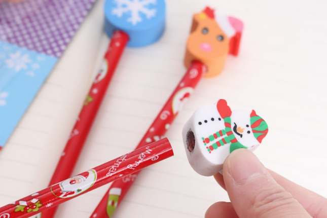 Christmas Theme Pencil Set Seasonal One Dollar Only