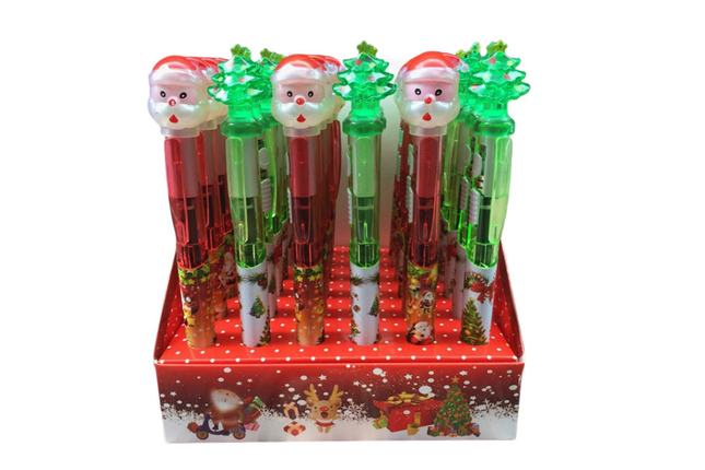 Christmas Light Up Gel Pen Seasonal One Dollar Only