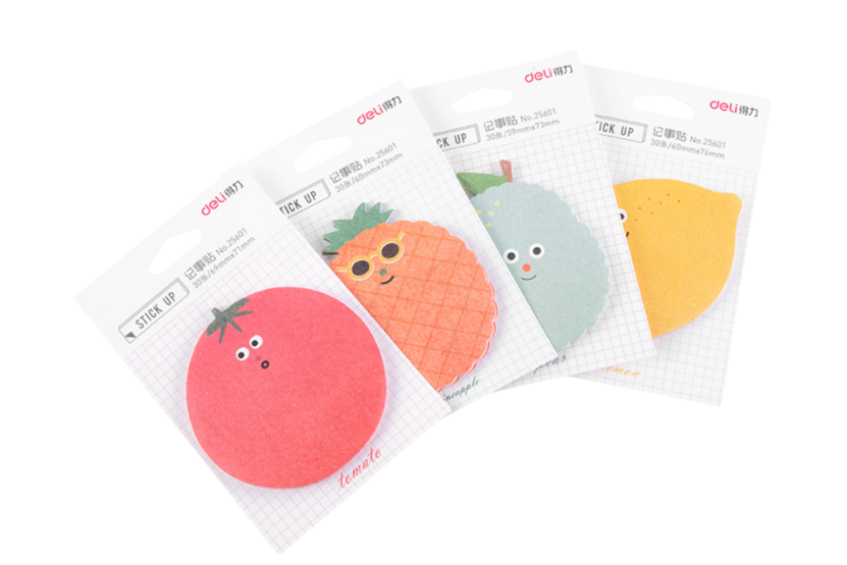 Fruit Shape Notepad Post-it One Dollar Only