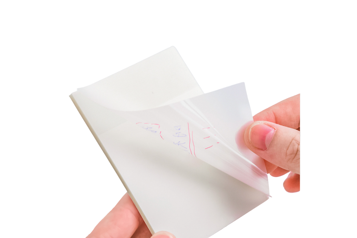 Square Translucent Sticky Notes Post-it One Dollar Only