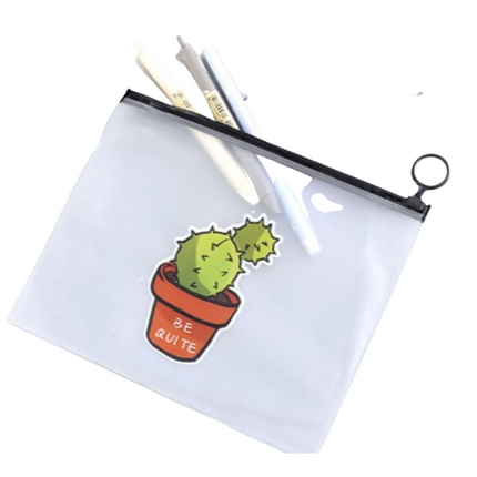 Cactus Plant Design Zip Case Cases One Dollar Only