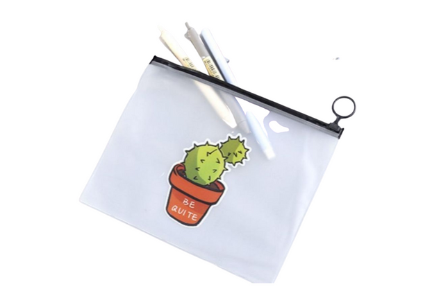 Cactus Plant Design Zip Case Cases One Dollar Only