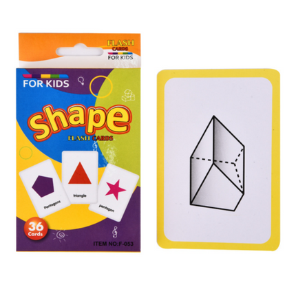 Shapes Flash Cards Games and Toys One Dollar Only