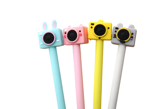 Camera Design Gel Pen Pens One Dollar Only