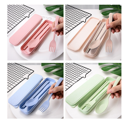 Wheat Fibre Cutlery Set Sports & Outdoor One Dollar Only