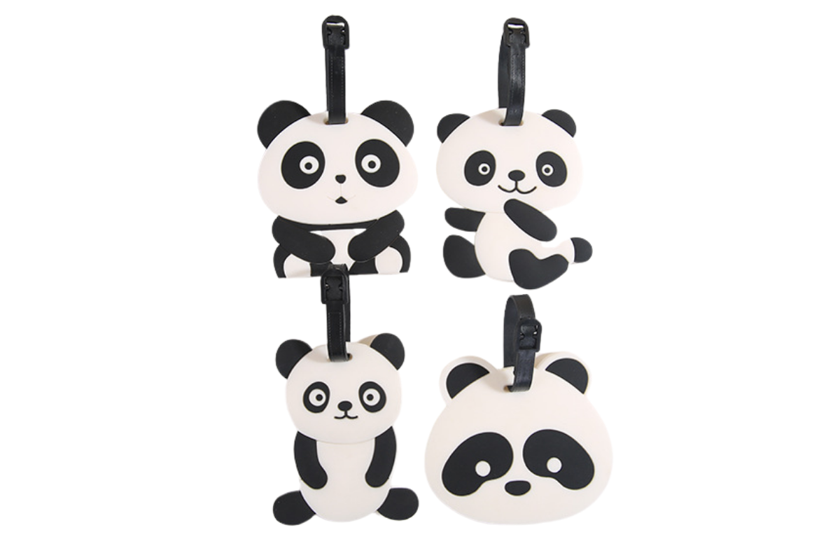 Panda Luggage Tag Gift Ideas and Novelties One Dollar Only