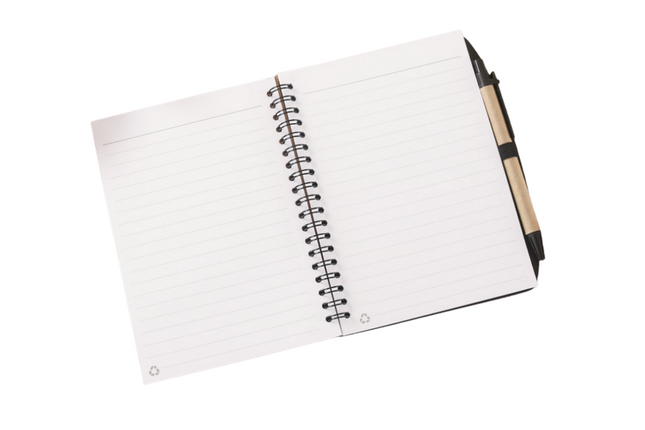 Kraft Ring Notebook With Pen Notebooks One Dollar Only
