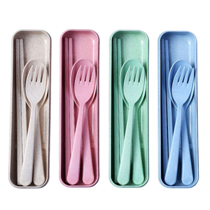 Wheat Fibre Cutlery Set Sports & Outdoor One Dollar Only