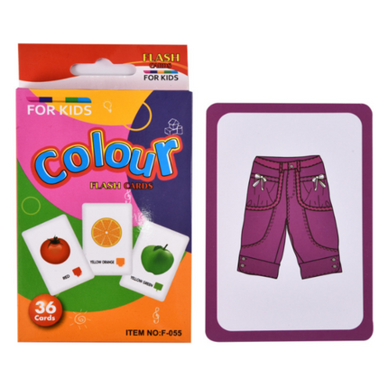 Colours Flash Cards Games and Toys One Dollar Only
