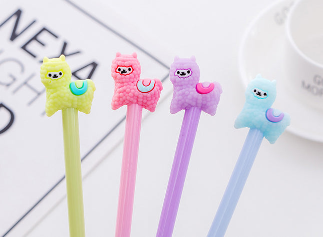 Alpaca Design Gel Pen Pens One Dollar Only