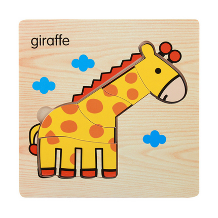 Animal Design Wooden Jigsaw Puzzle Games and Toys One Dollar Only