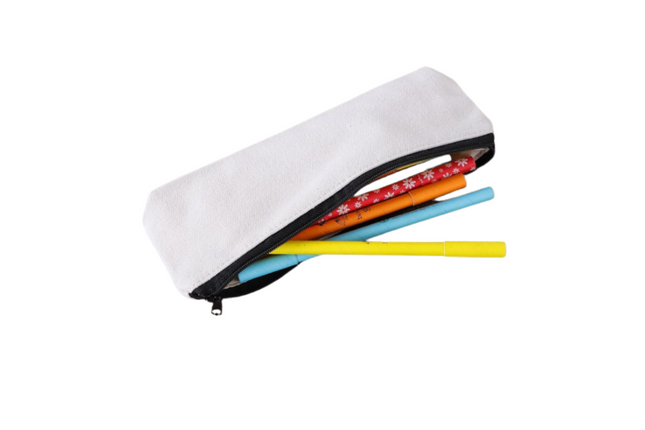 Black zip Canvas Pencil Case One Dollar Only