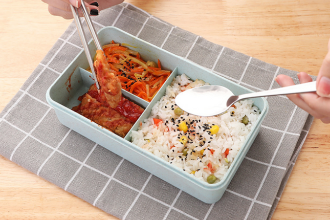 Wheat Straw Lunch Box One Dollar Only