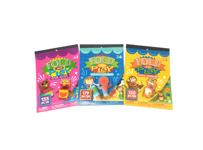 Animal Theme DIY Fold and Play Book