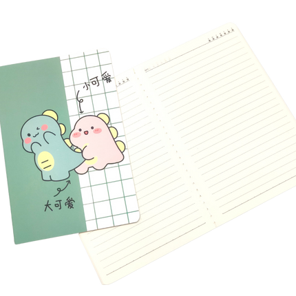 A5 Notebooks Cute Dinosaur Design Cartoon Pattern Paper Cover Mini Notebook