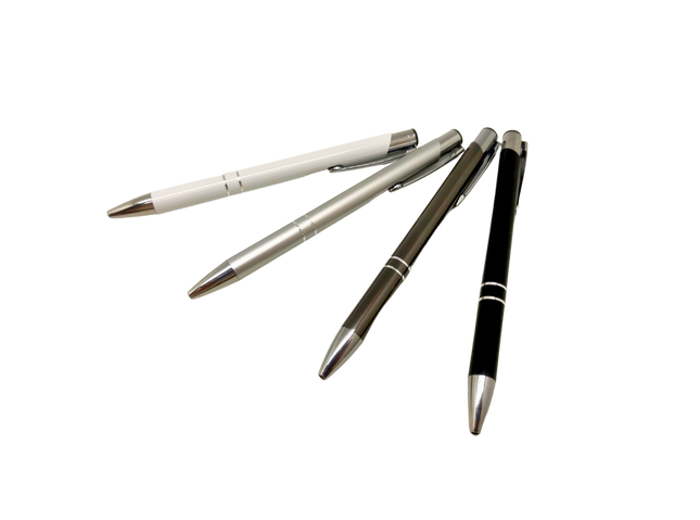 Premium Push Button Metal Aluminum Ball Pen