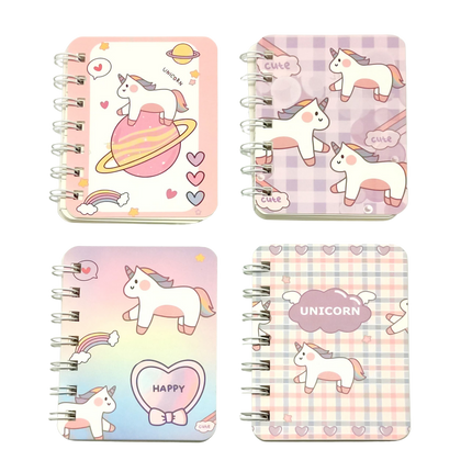 Whimsical Unicorn Small Spring Notebook
