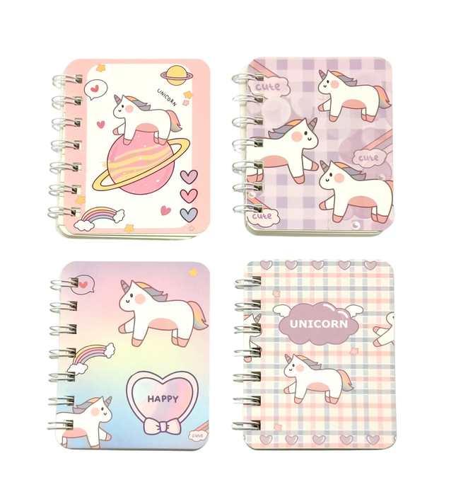 Whimsical Unicorn Small Spring Notebook