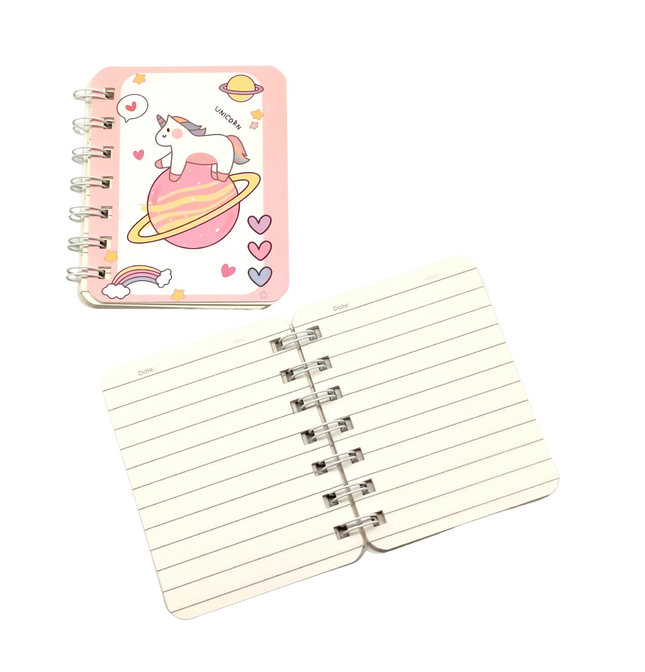 Whimsical Unicorn Small Spring Notebook