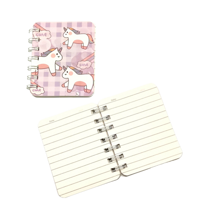 Whimsical Unicorn Small Spring Notebook