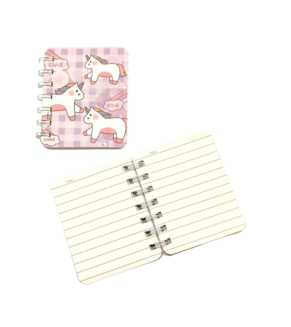 Whimsical Unicorn Small Spring Notebook