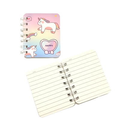 Whimsical Unicorn Small Spring Notebook