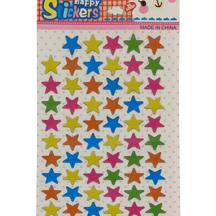 Cute Stars Theme 3D Stickers